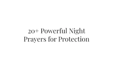 20+ Powerful Night Prayers for Protection