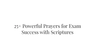 25+ Powerful Prayers for Exam Success with Scriptures