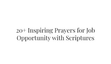 20+ Inspiring Prayers for Job Opportunity with Scriptures